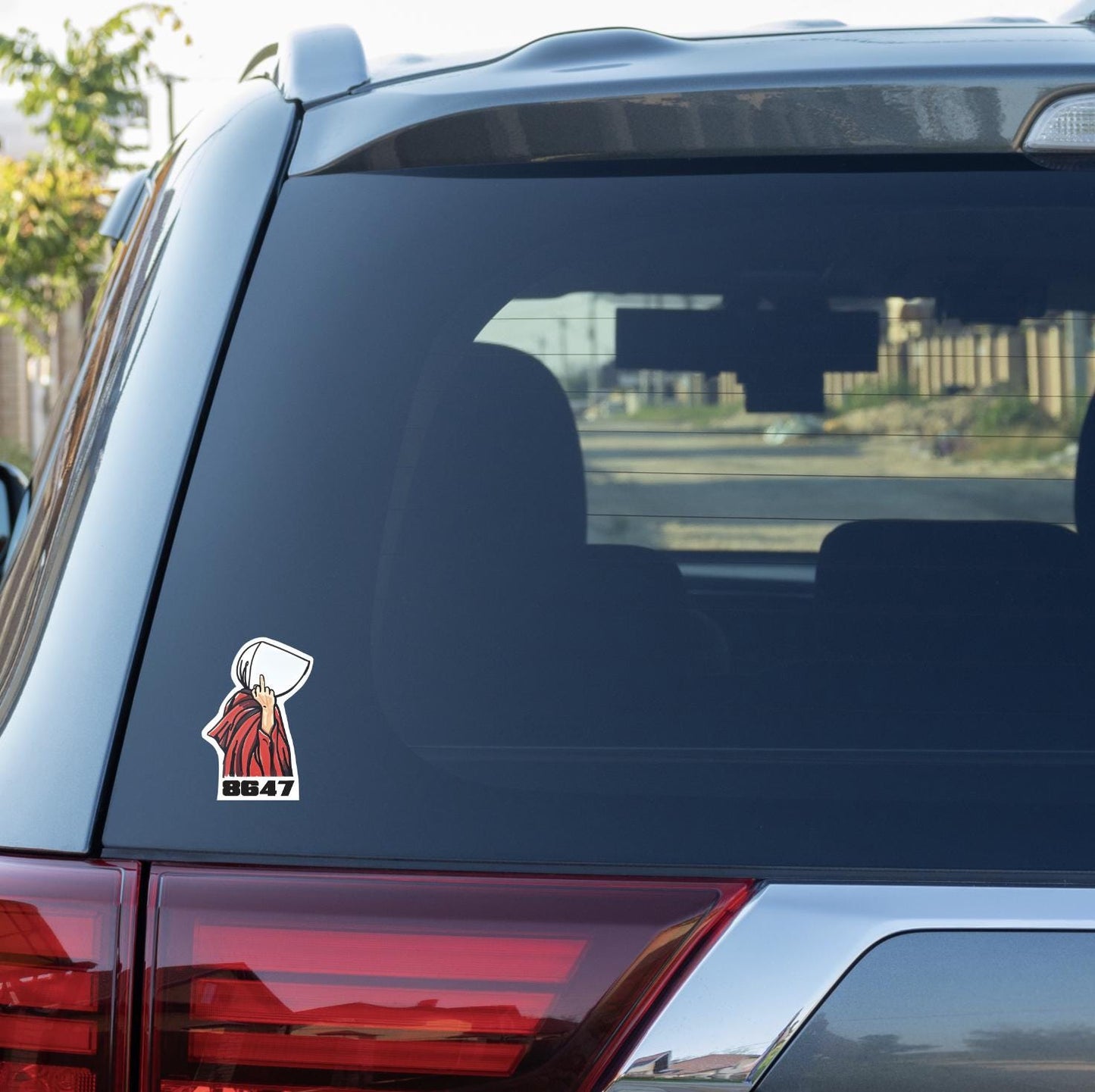 Handmaid 8647 Anti Trump Sticker, 8647, Resist the 47th! Anti Trump, Political Activist vinyl sticker, funny sticker