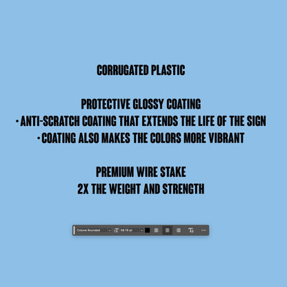 Defend The Constitution Durable Protest Sign Yard Sign, Anti-Trump Resistance, Political Activist Yard Sign, Resist Sign