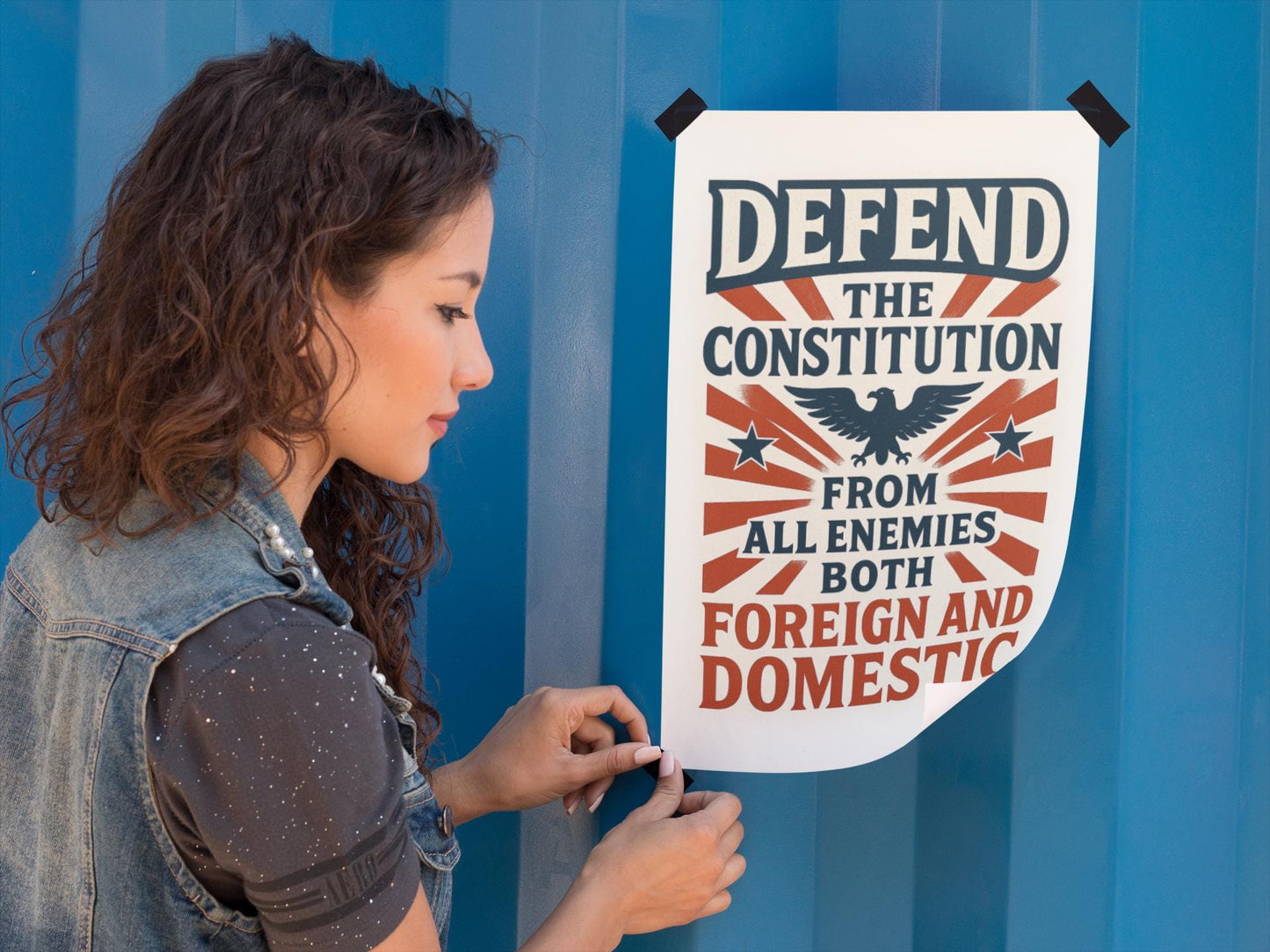 Defend The Constitution Foam Board or DIY Poster