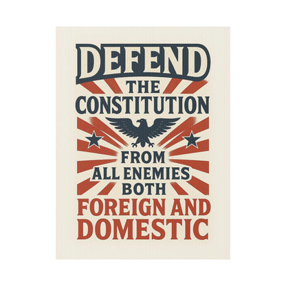 Defend The Constitution Durable Protest Sign Yard Sign, Anti-Trump Resistance, Political Activist Yard Sign, Resist Sign