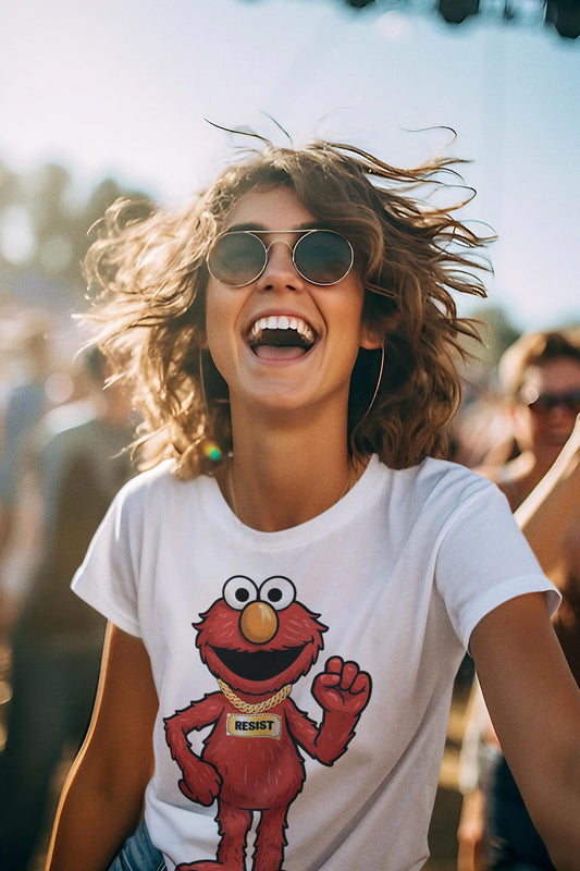 Elmo Fist Resist T-Shirt