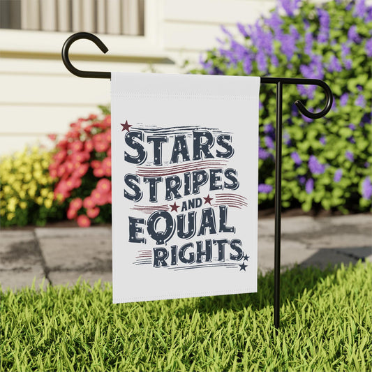 Stars Stripes and Equal Rights Yard Flag