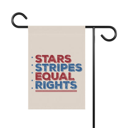 Stars Stripes and Equal Rights Yard Flag