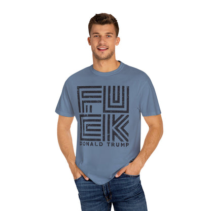 Fuck Trump Line Art Shirt Graphic Tee