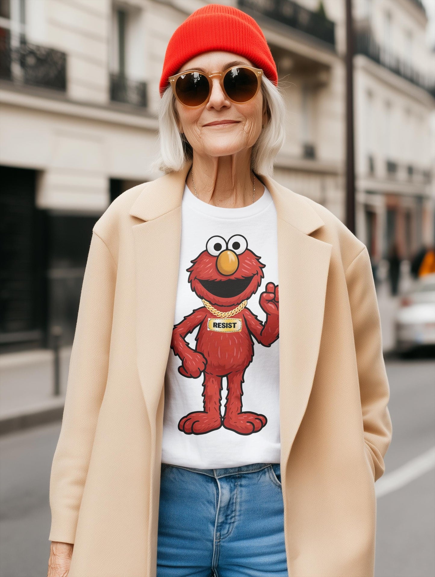 Elmo Fist Resist T-Shirt