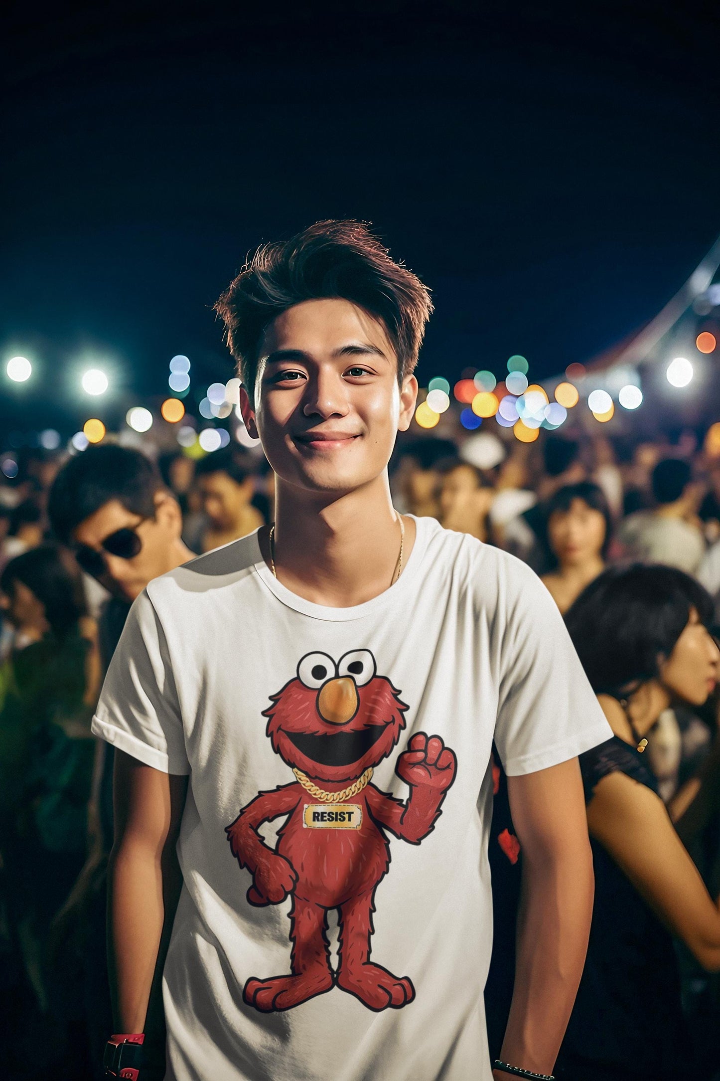 Elmo Fist Resist T-Shirt
