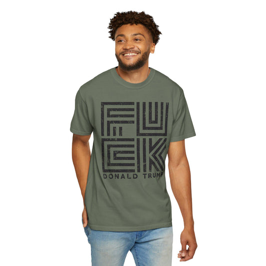 Fuck Trump Line Art Shirt Graphic Tee