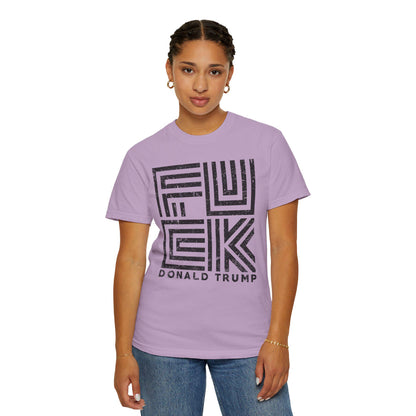 Fuck Trump Line Art Shirt Graphic Tee