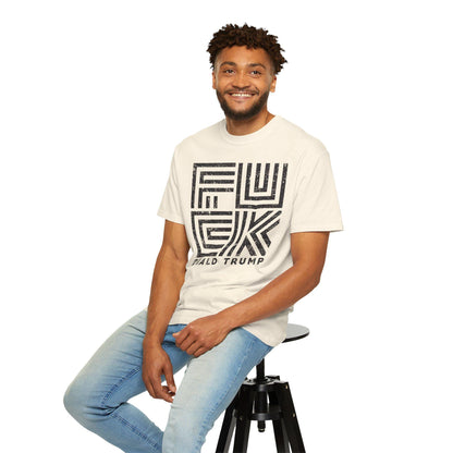 Fuck Trump Line Art Shirt Graphic Tee