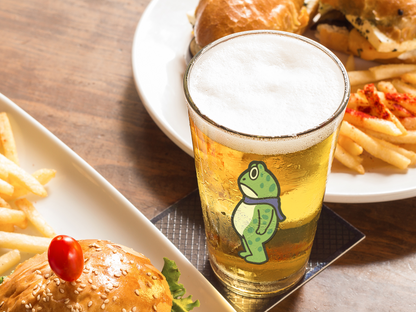 Portland Protest Frog Pint Glass – 16oz Funny Frog Glassware, Dishwasher Safe Beer Glass, Portland Gift